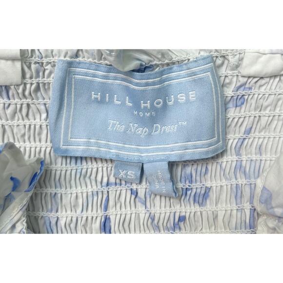 Hill House The Ellie Nap Dress Blue Botanical White Floral Cotton Dress Size XS - Picture 8 of 8